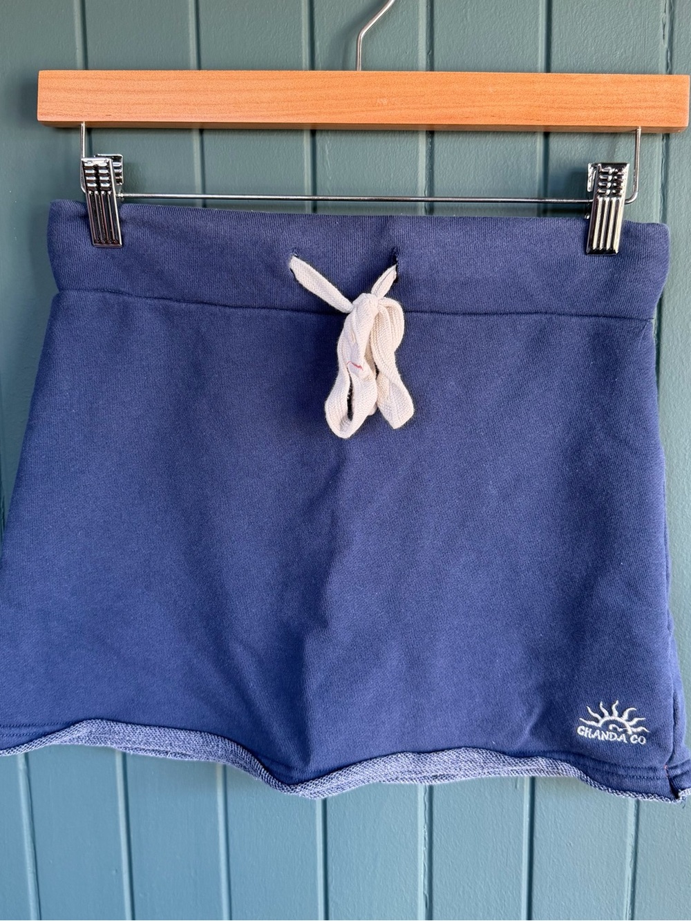 Ghanda Navy Blue Sweat Skirt from Australia
